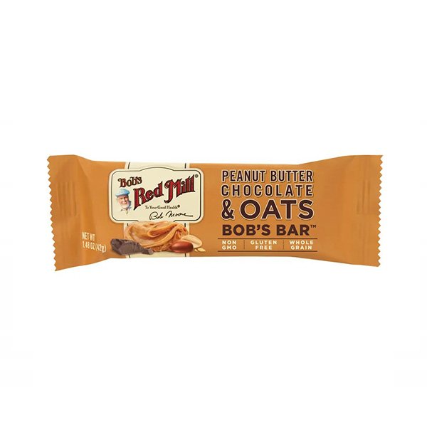 1-1 Thanh ngũ cốc yến mạch, sô cô la, bơ đậu phộng hiệu Bob's Red Mill 50g - Ảnh 1