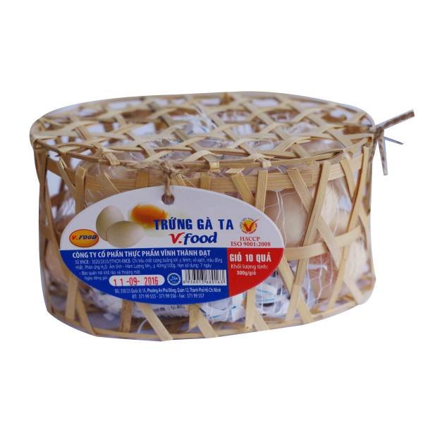 19-2 Trứng gà ta Vfood (10 pcs) - Ảnh 1