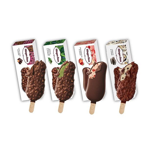 44-1 Kem Haagen-Dazs 80ml Combo 4 Vị - Ảnh 1